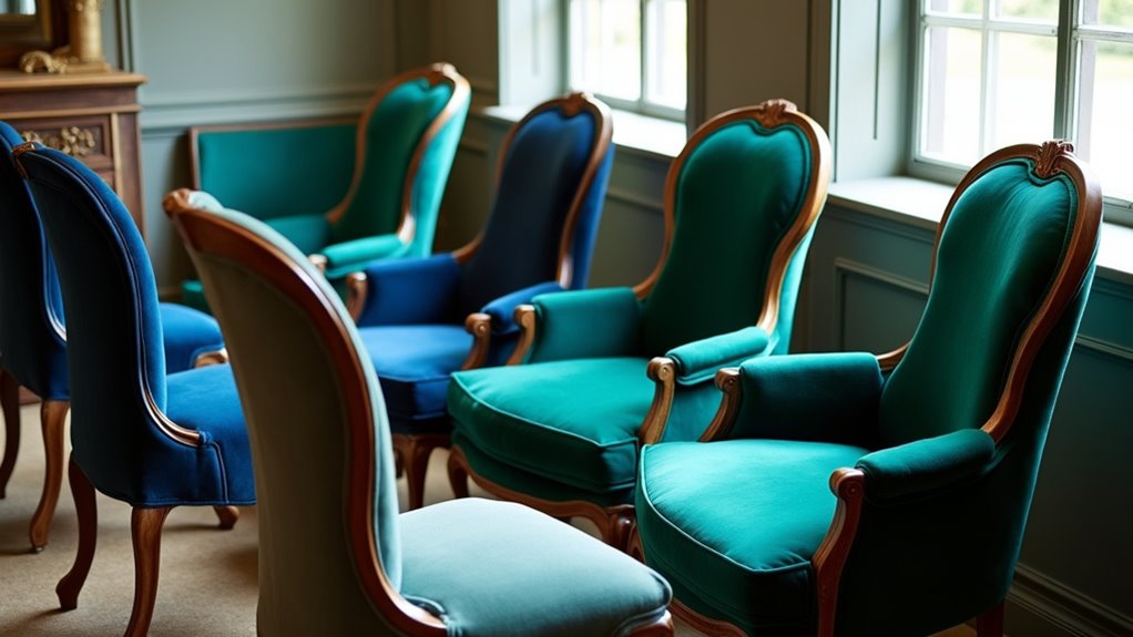 comfortable cushioned dining chairs