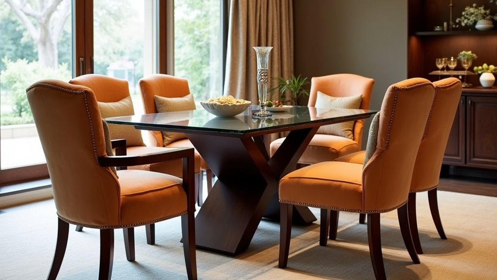 comfortable dining chair features