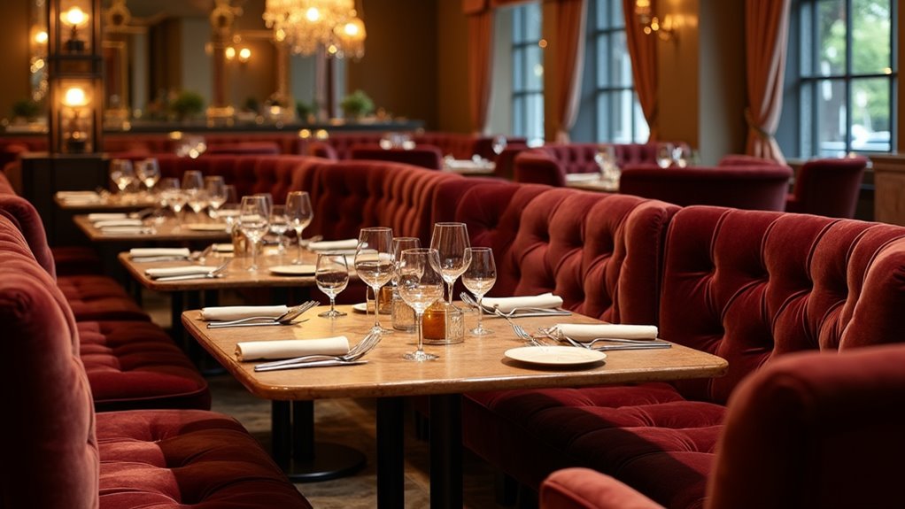 comfortable ergonomic dining experience