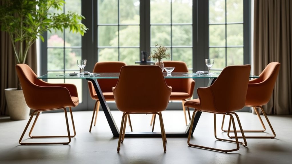 comfortable mid century dining chair