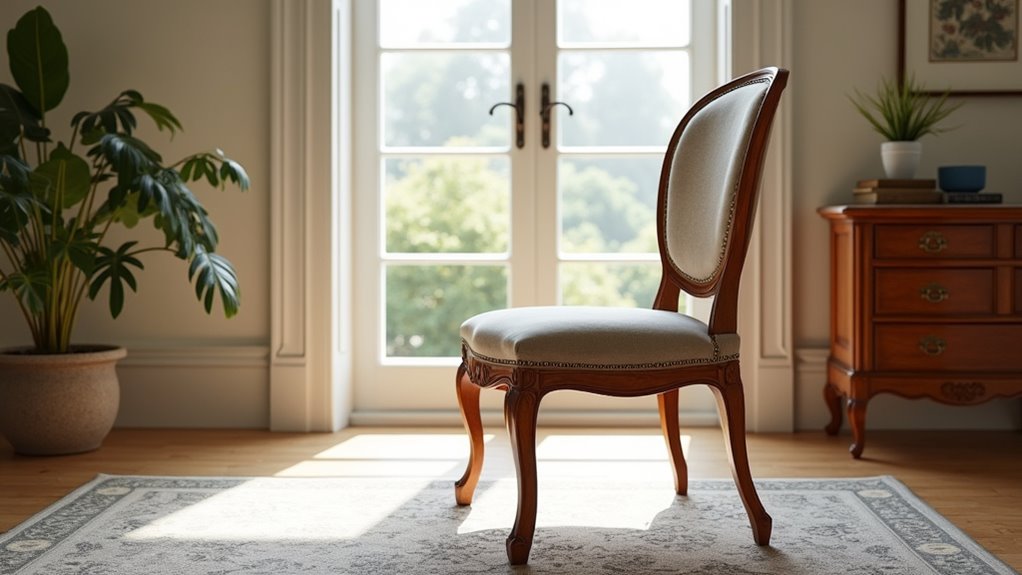 comfortable mid century dining chair