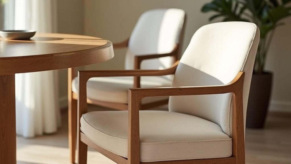 comfortable mid century dining experience