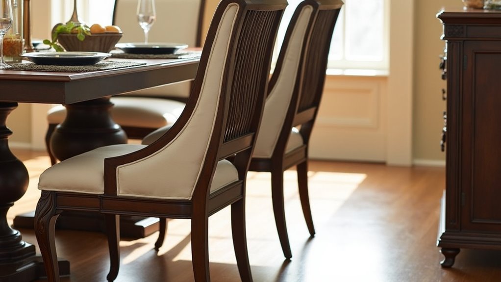 comfortable slat back chair