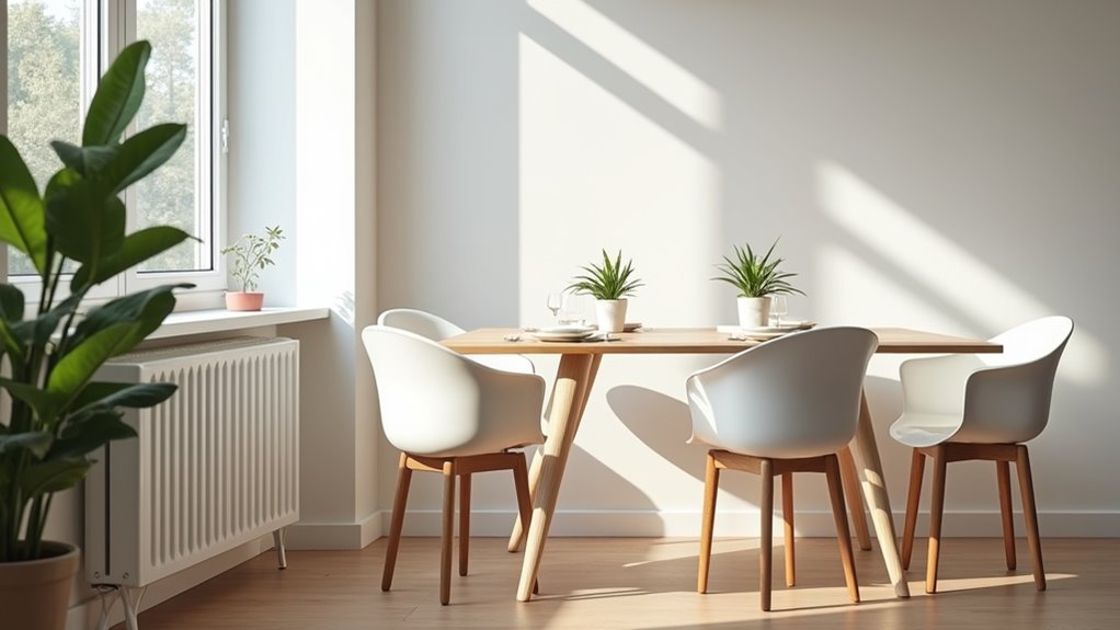 compact dining for small spaces