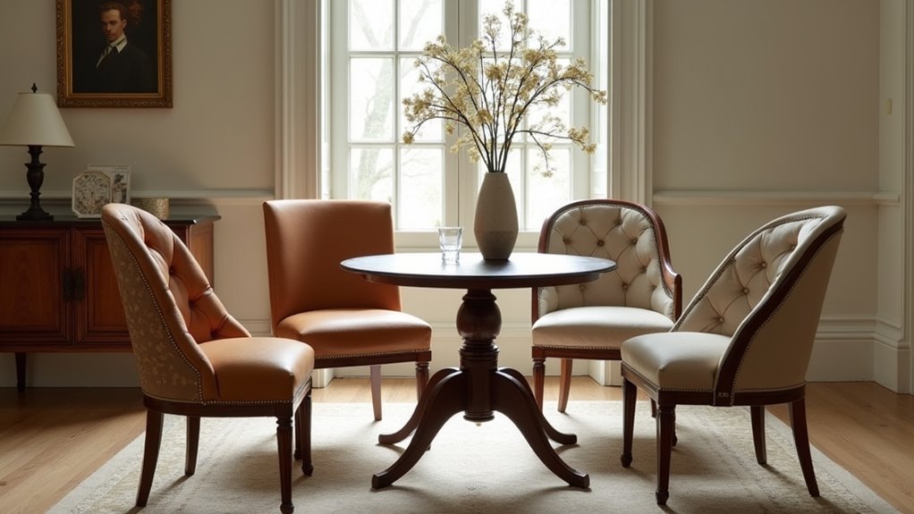 compact two seater dining chairs