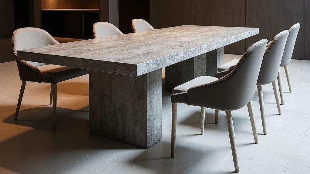 concrete dining tables sale