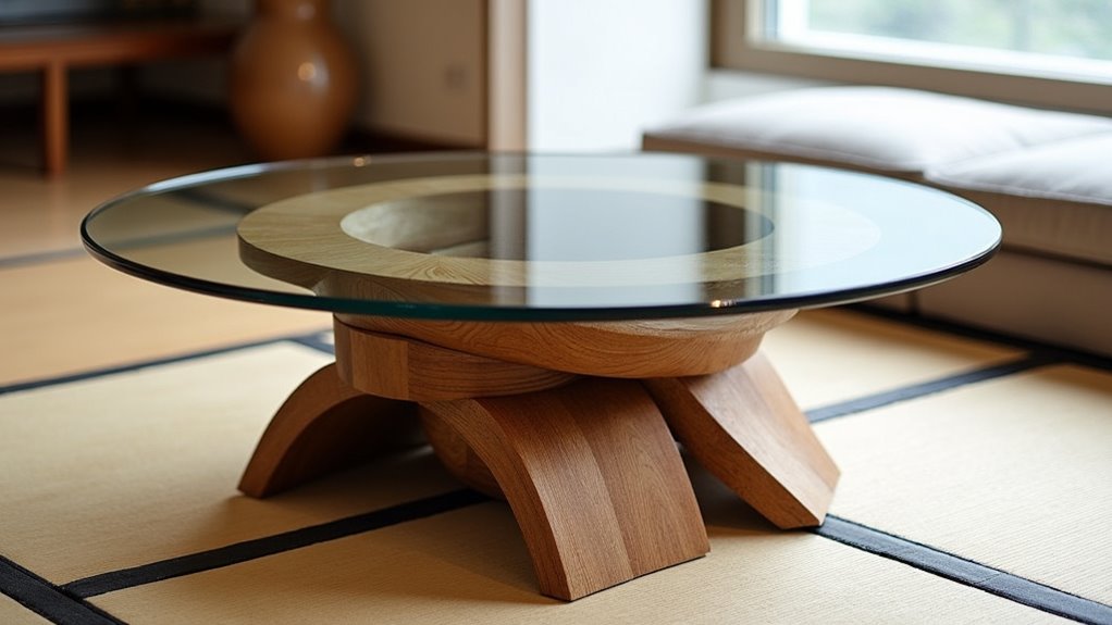 contemporary adjustable coffee table