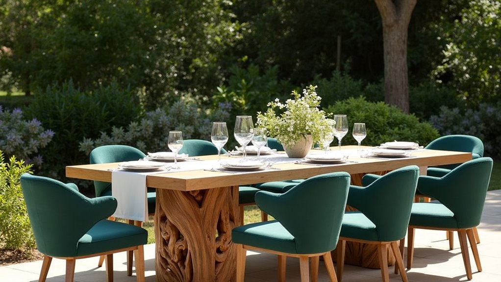 contemporary durable outdoor dining