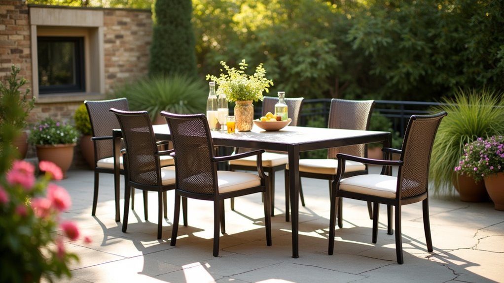 contemporary outdoor dining chair