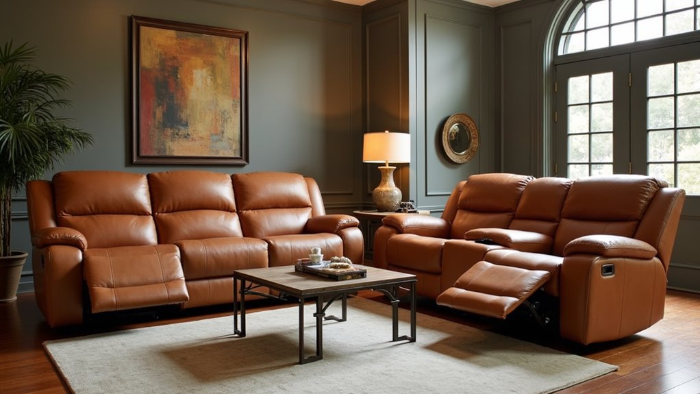 contemporary power motion sofas