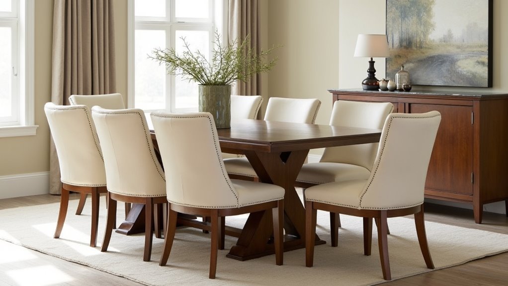 contemporary upholstered dining chair