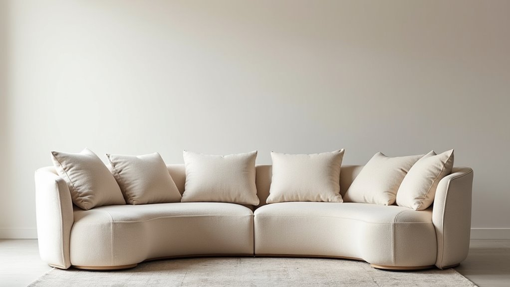 curved elegance luxurious comfort