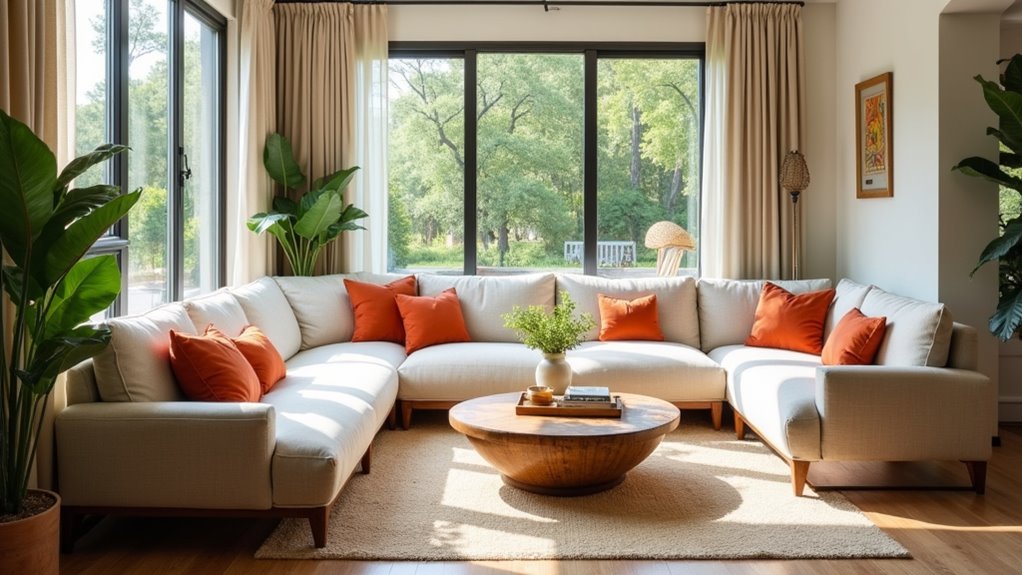 curved sofas promote connection