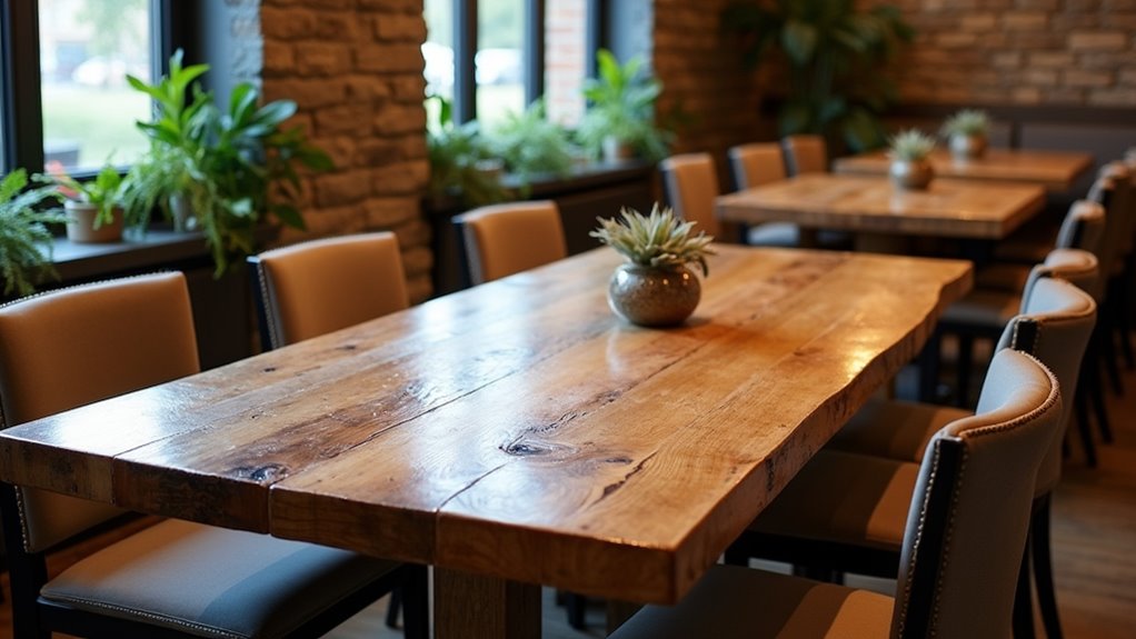 custom rustic dining tables 5t4g1