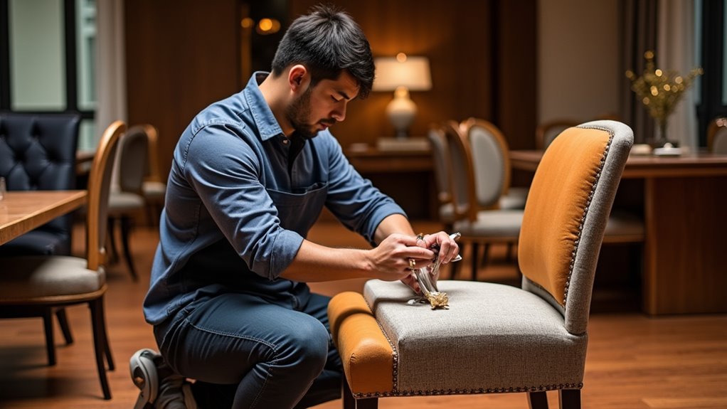 custom upholstery dining chairs