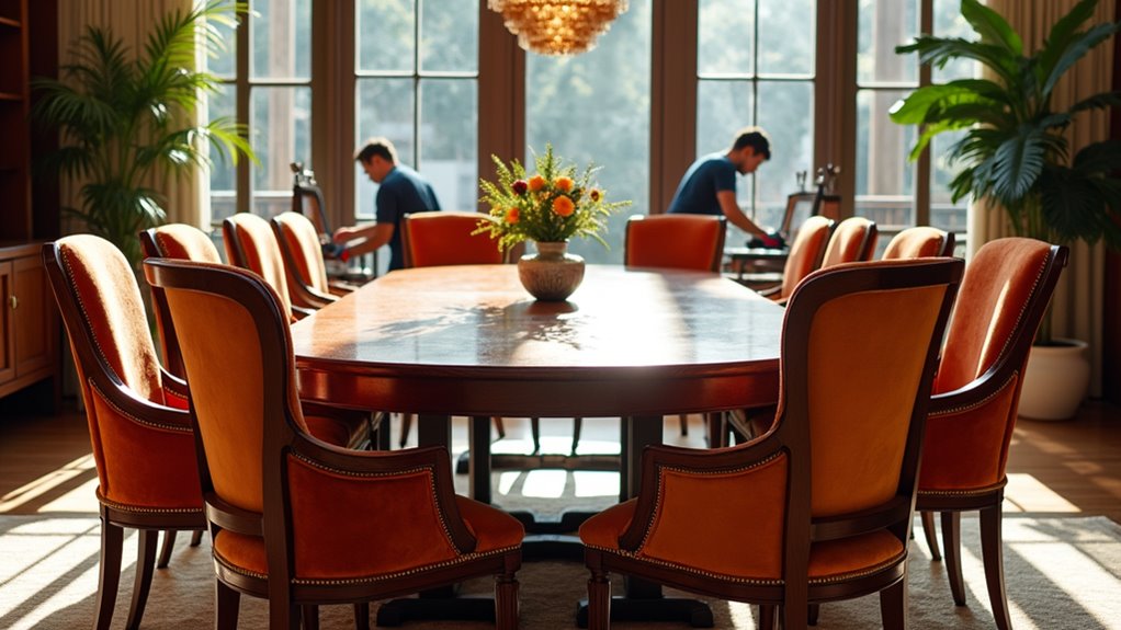 custom upholstery dining chairs