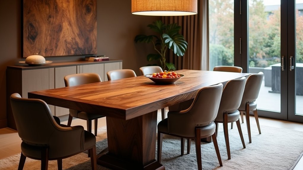 custom wood dining elegance