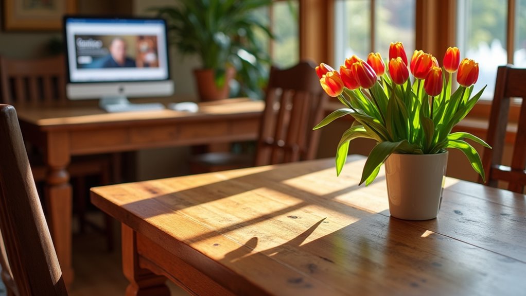 customizable amish dining tables