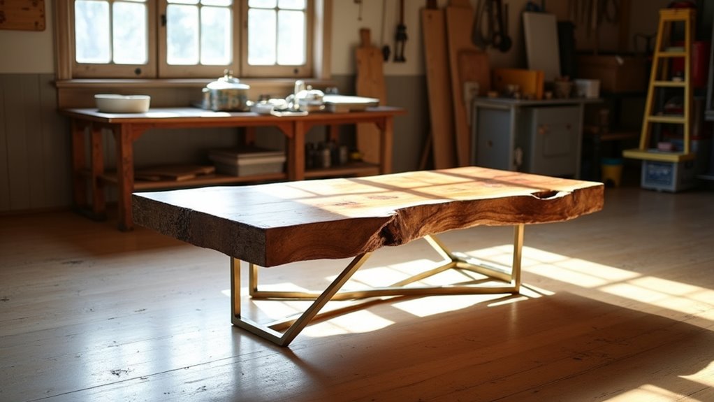 customized coffee table features