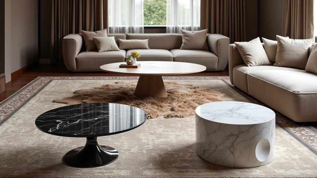 designer coffee tables selection
