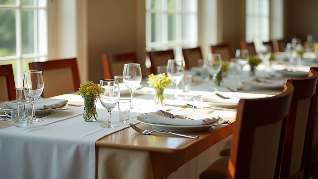 dining arrangement personal space