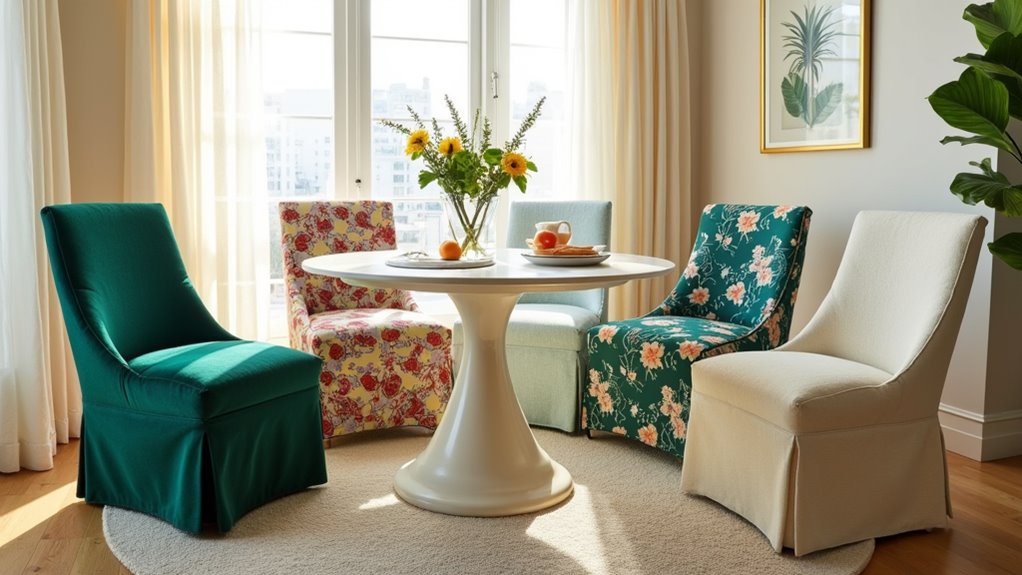 dining chair cover styles