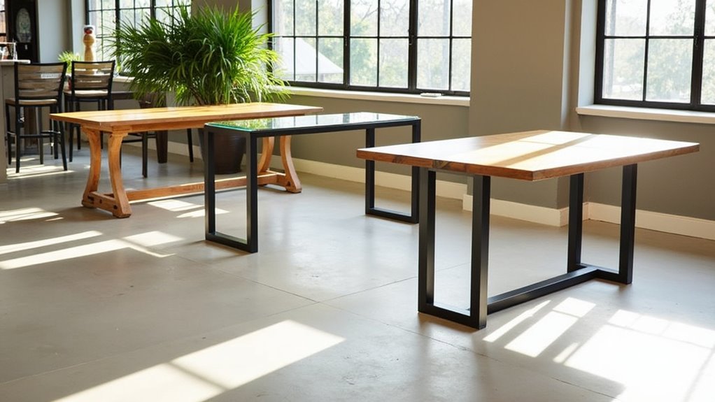 diverse stylish dining tables