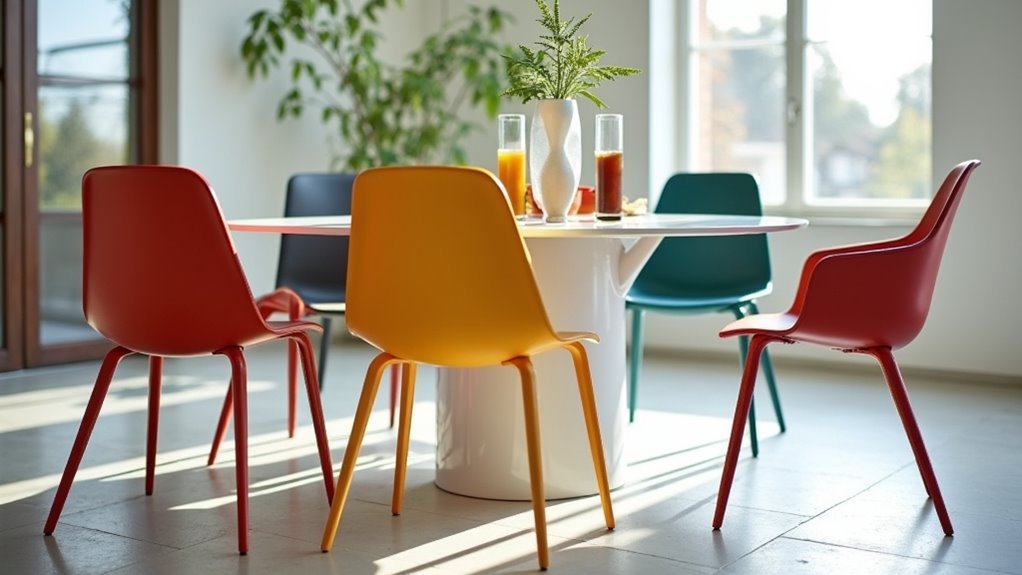 durable low maintenance plastic chairs