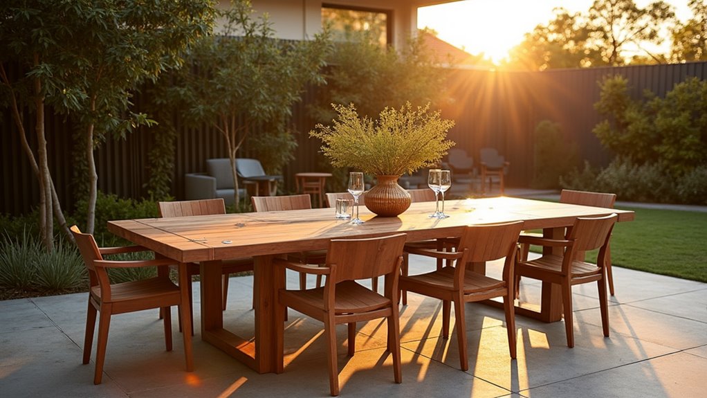 durable outdoor dining materials