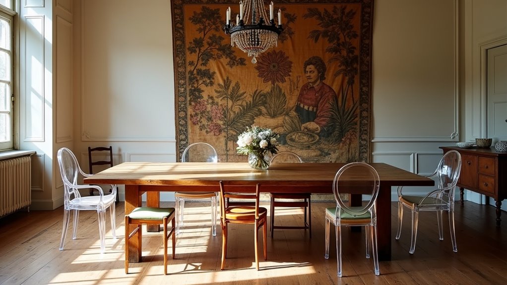 eclectic seating design harmony