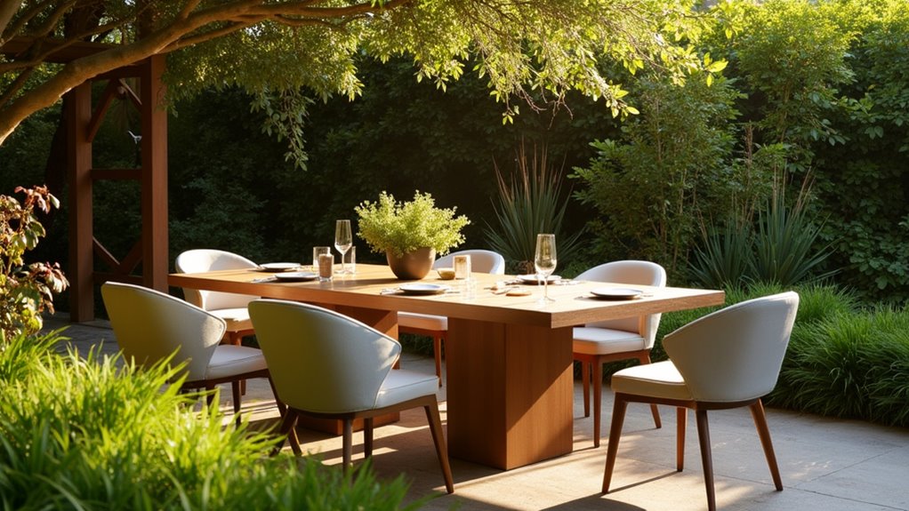 eco friendly outdoor dining set