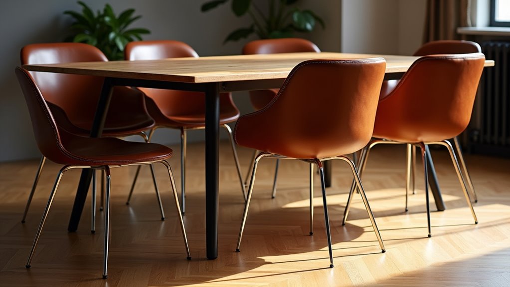 eindhoven leather dining chairs