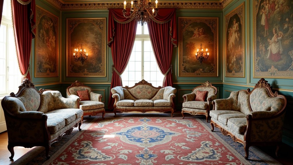 elegant aristocratic rococo design