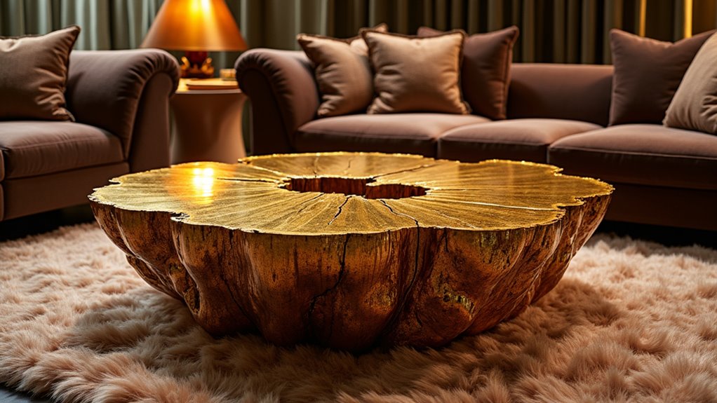 elegant artisan coffee table
