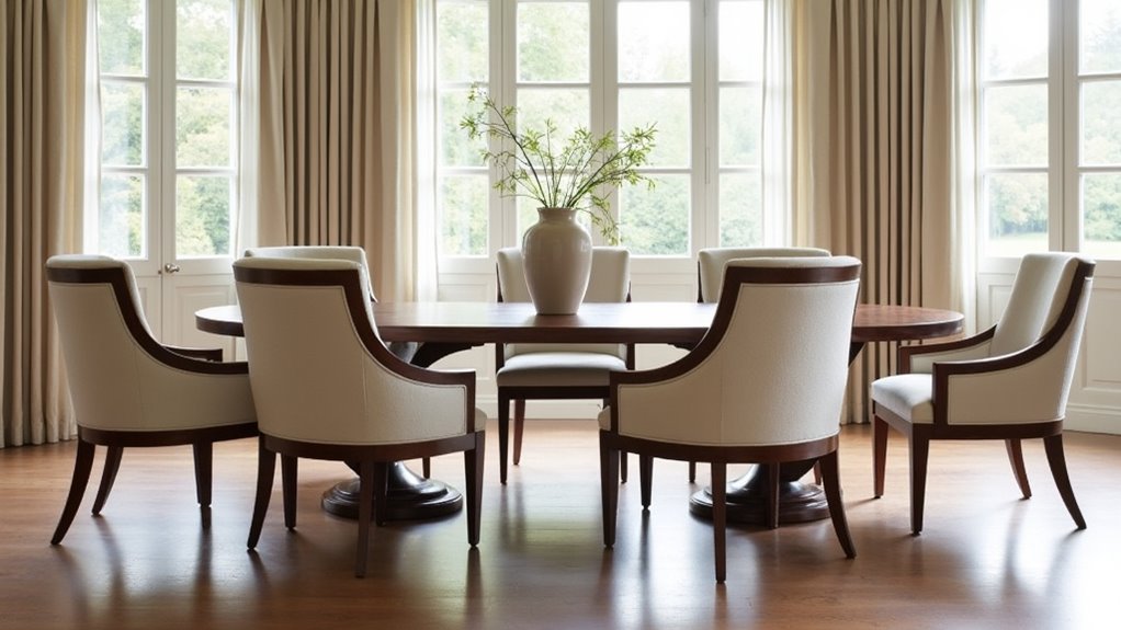 elegant boucle armchair design