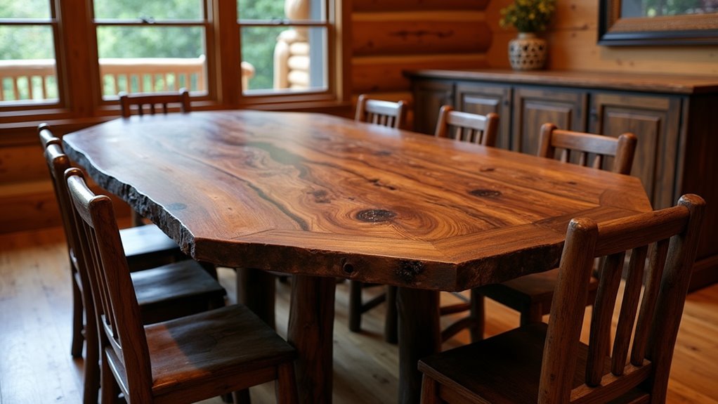 elegant customizable walnut tables