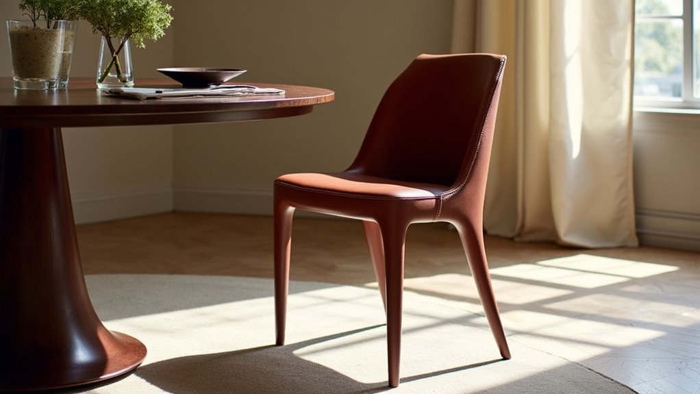 elegant dance inspired dining chair