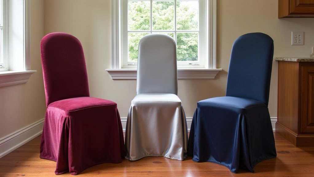 elegant dining chair covers
