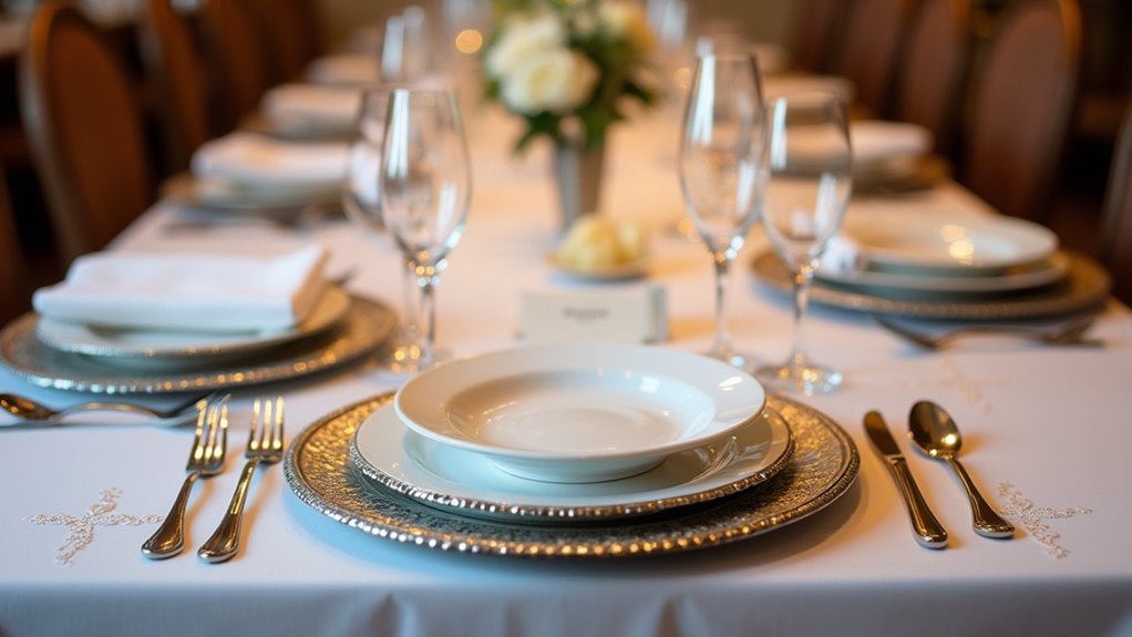 elegant dining table setup