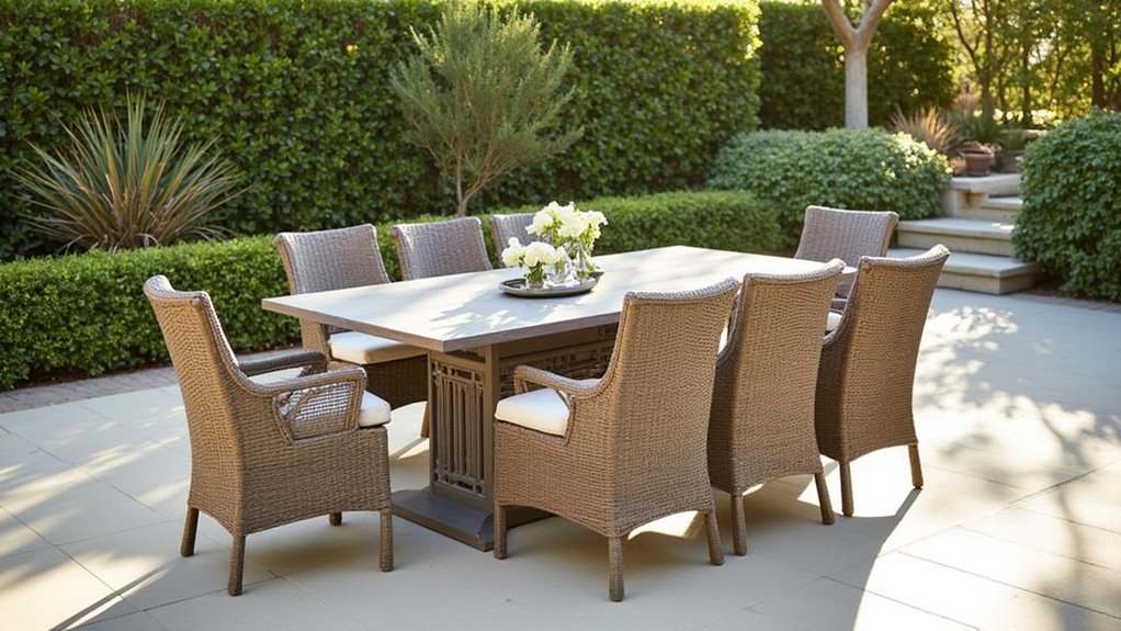 elegant durable outdoor dining