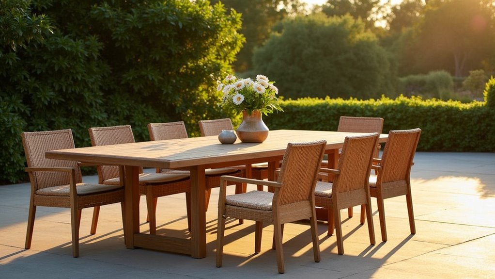 elegant durable outdoor dining