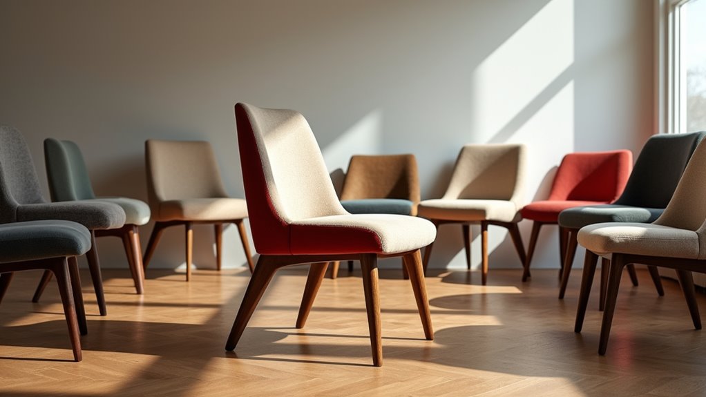 elegant ergonomic dining chair