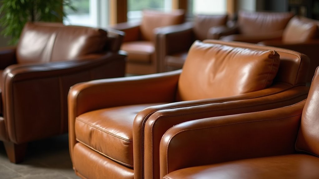 elegant ergonomic swivel armchair