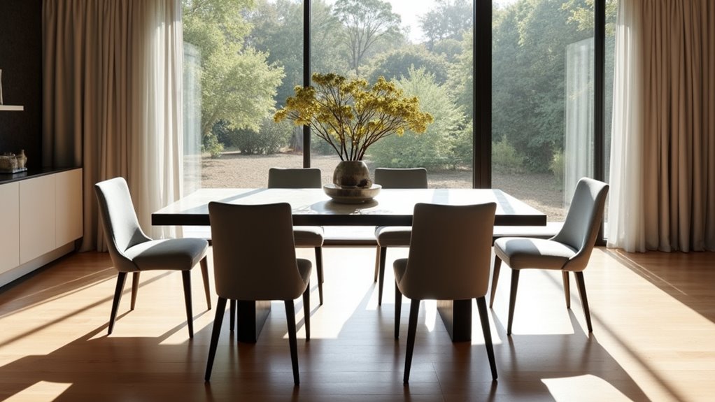 elegant expandable dining table