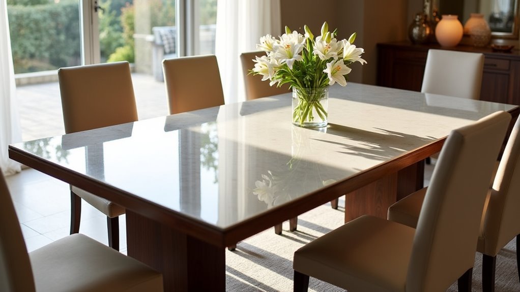 elegant extendable dining table