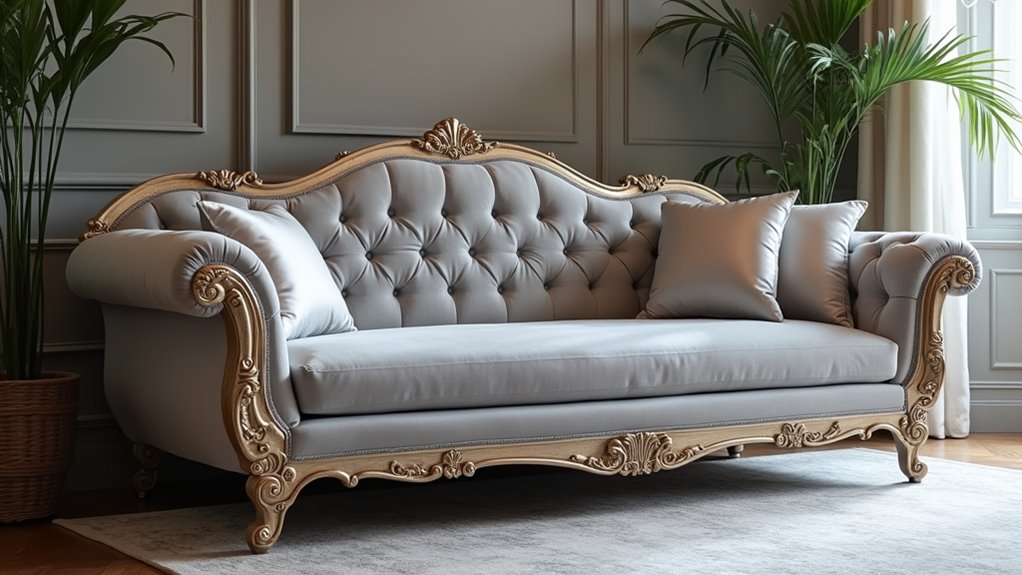 elegant functional grey sofa