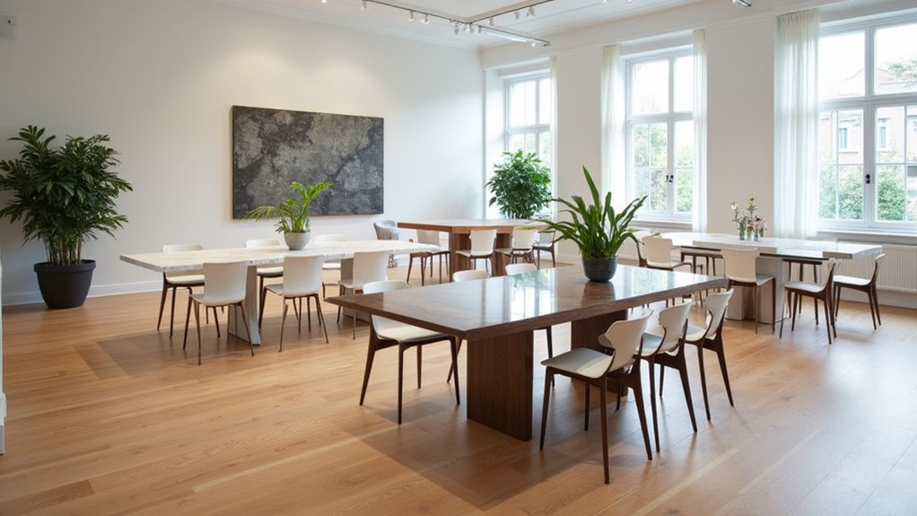 elegant functional modern tables