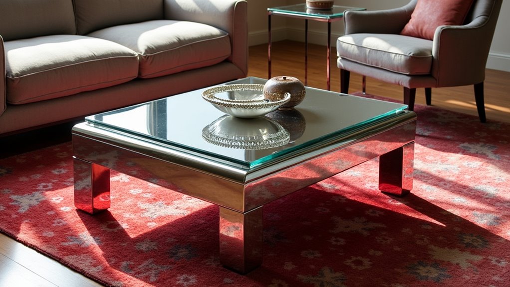 elegant glass top table sets