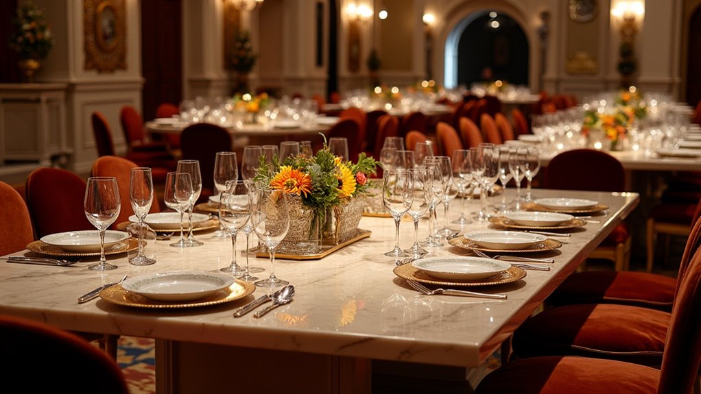 elegant luxury dining tables