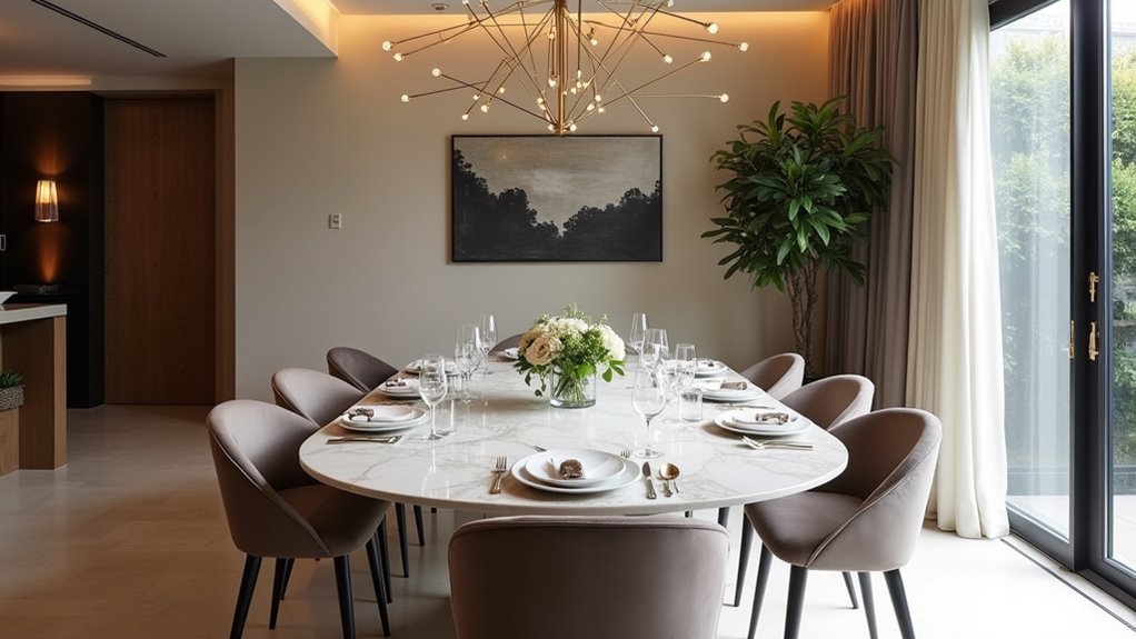 elegant luxury dining tables